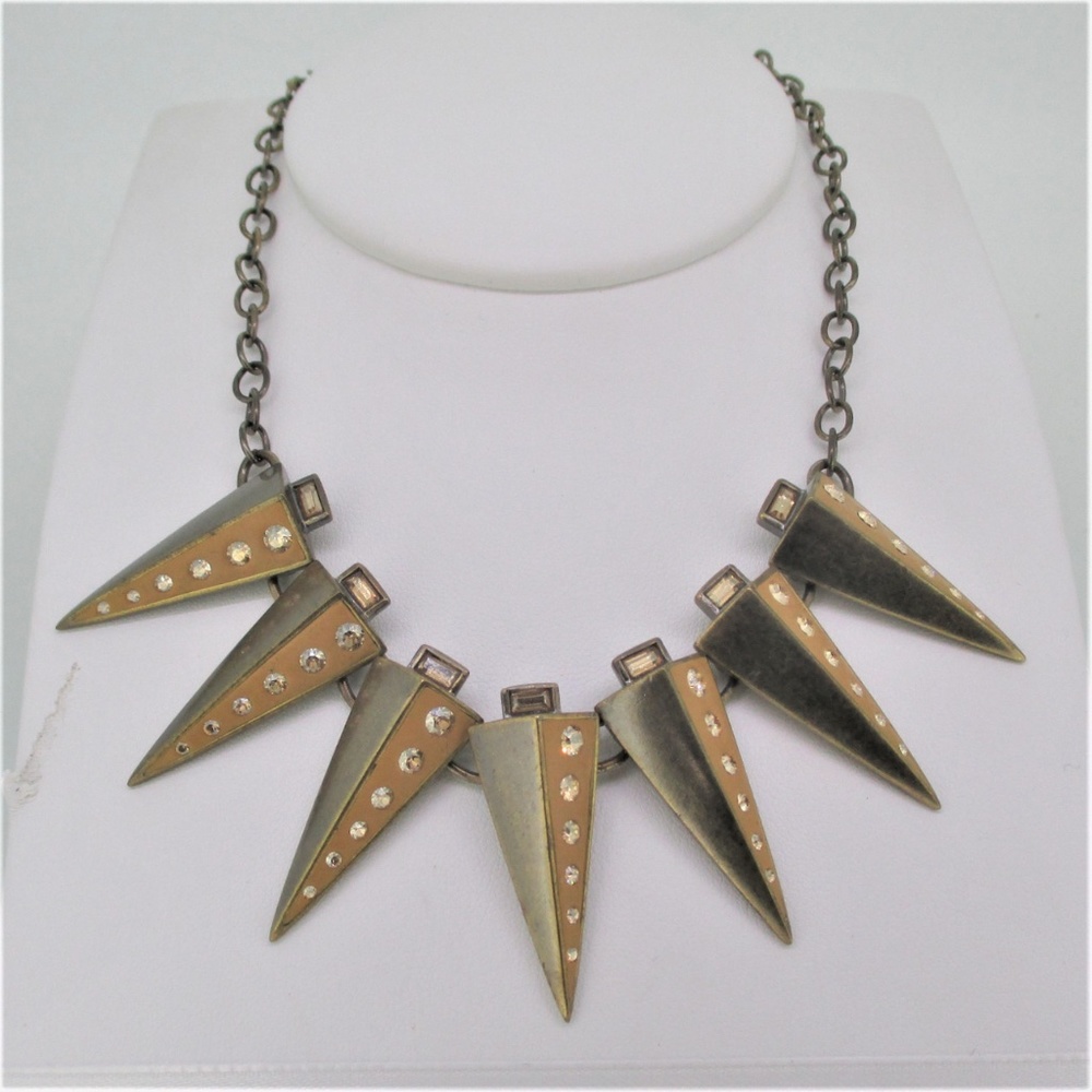 TOUCHSTONE CRYSTAL To The Point Necklace